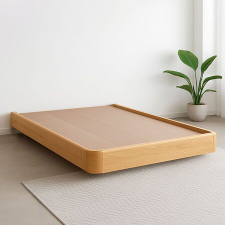 BASE CAMA MADERA FLOTANTE